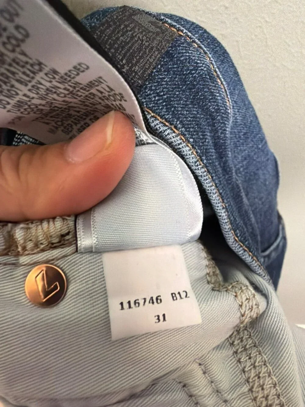 7 For All Mankind Paxtyn Skinny Jeans Ripped Distressed Denim Men's 31